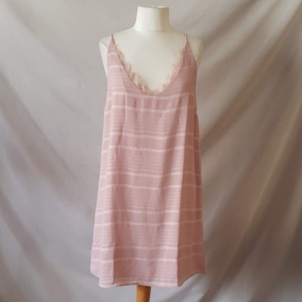 New BP Pink lined slip dress